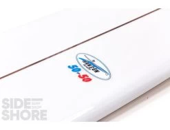 50-50 - Clear + Polish - 9'0 X 22 1/2" X 3" - Single - US Box -Aqua Soldes 50 50 clear polish 90 x 22 12 x 3 single us box hansen surfboards 9