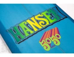 50-50 Mini - Tint Blue/Grey - 7'8 X 22 1/2" X 2 7/8" - Single - US Box -Aqua Soldes 50 50 mini tint bluegrey 78 x 22 12 x 2 78 single us box hansen surfboards 14