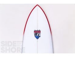 California Twin Pin - Spray - 5'9 X 20.38" X 2.50" - 32 L - Thruster - Futures -Aqua Soldes california twin pin spray 59 x 2038 x 250 32 l thruster futures lost 18