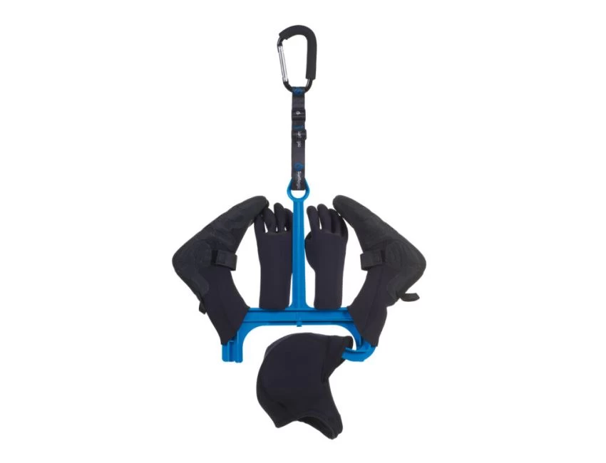 SURFLOGIC Cintre Pour Gants, Cagoule Et Chaussons / Hanger Double Cintre Avec Mousqueton 1 SURFLOGIC Cintre Pour Gants, Cagoule Et Chaussons / Hanger Double Cintre Avec Mousqueton