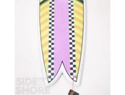 DAB - Fish - 80's - 5'5 X 20 7/8" X 2 1/2" - 33.5 L - Futures - Twin -Aqua Soldes dab fish 80s 55 x 20 78 x 2 12 335 l futures twin indio 14