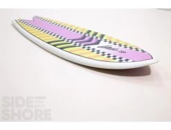 DAB - Fish - 80's - 5'5 X 20 7/8" X 2 1/2" - 33.5 L - Futures - Twin -Aqua Soldes dab fish 80s 55 x 20 78 x 2 12 335 l futures twin indio 3