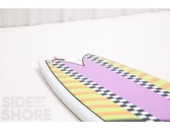 DAB - Fish - 80's - 5'5 X 20 7/8" X 2 1/2" - 33.5 L - Futures - Twin -Aqua Soldes dab fish 80s 55 x 20 78 x 2 12 335 l futures twin indio 6