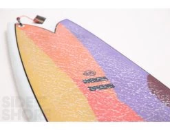 DAB - Fish - India - 5'9 X 21 1/8" X 2 9/16" - 37.6 L - Futures - Twin -Aqua Soldes dab fish india 59 x 21 18 x 2 916 376 l futures twin indio 5