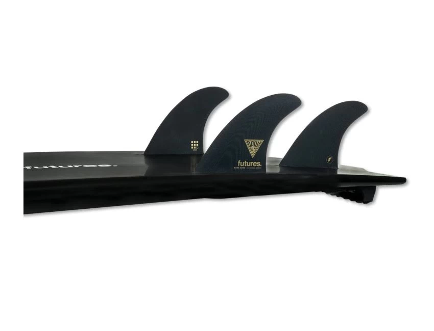 Dark Arts Fiberglass - Black / Gold - Thruster - L 4 Dark Arts Fiberglass - Black / Gold - Thruster - L – Image 4