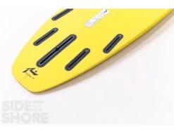 Egg Not - Mid - 7'4" X 21.50" X 2.78" - 49 L - Single US Box + Quad - Jaune -Aqua Soldes egg not mid 74 x 2150 x 278 49 l single us box quad al merrick 18