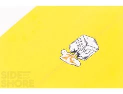 Egg Not - Mid - 7'4" X 21.50" X 2.78" - 49 L - Single US Box + Quad - Jaune -Aqua Soldes egg not mid 74 x 2150 x 278 49 l single us box quad al merrick 9