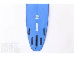 Egg Not - Mid - 7'6" X 21.75" X 2.80" - 51 L - Single US Box + Quad - Blue -Aqua Soldes egg not mid 76 x 2175 x 280 51 l single us box quad red rusty surfboards 16
