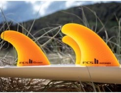 FCS II Performer Neo Glass Mango Eco Blend Thruster - Medium -Aqua Soldes fcs ii performer neo glass mango eco blend thruster medium fcs 3