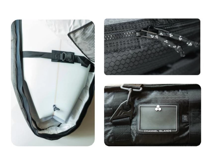 Housse Travel Light Cx 2 Double 7'0 - Charcoal 2 Housse Travel Light Cx 2 Double 7'0 - Charcoal – Image 2