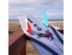 FCS MR Freeride PG Twin Blue/Red/White -Aqua Soldes mr freeride pg twin blueredwhite fcs 2