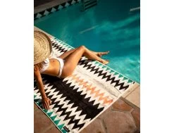 Serviette De Plage - Villa Royale -Aqua Soldes serviette de plage villa royale leus 8