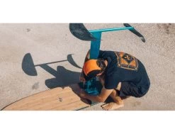 F-One Slice Bamboo Foil - 2022 -Aqua Soldes slice bamboo foil 2022 fone 5