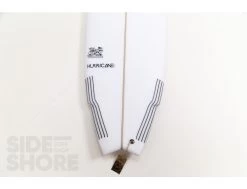 Hurricane THE FALCON - 5'6 X 19" 1/2 X 2" 3/8 - 28,7 L - Futures - Thruster -Aqua Soldes the falcon 56 x 19 12 x 2 38 287 l futures thruster hurricane 8