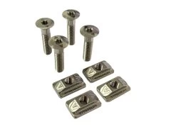 Vis 25mm M7 Titanium CSK Screw T-NUT Set -Aqua Soldes vis 25mm m7 titanium csk screw t nut set armstrong foils 3