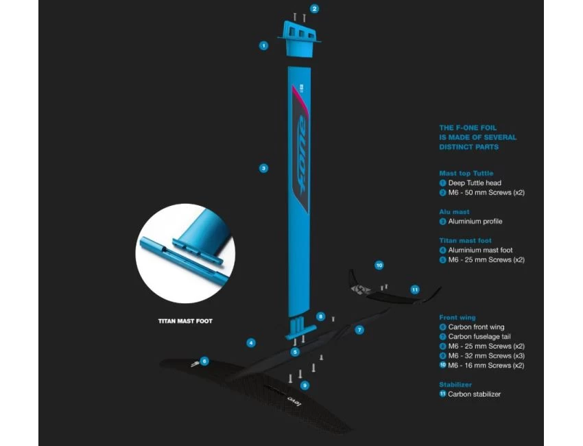 F-One Wind Foil - LEVO - 900 Carbon 4 F-One Wind Foil - LEVO - 900 Carbon – Image 4