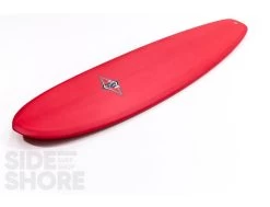 Wombat - Tint Red - 7'0 X 22 1/2" X 2 7/8" - 51.6 L - 2+1 - Us Box / Futures -Aqua Soldes wombat tint red 70 x 22 12 x 2 78 516 l 21 us box futures bear surfboards 14